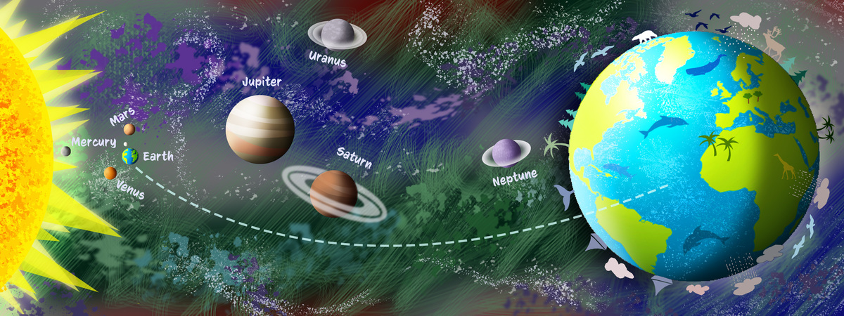 Out Of This World Map by Sophie Kittredge