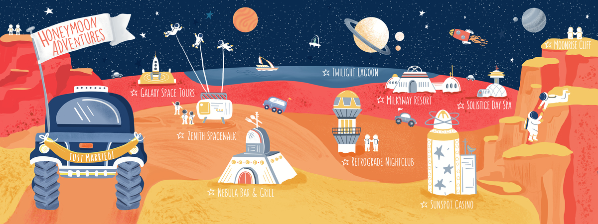 A Honeymoon Adventure in Outer Space by Just Call Me Cameron