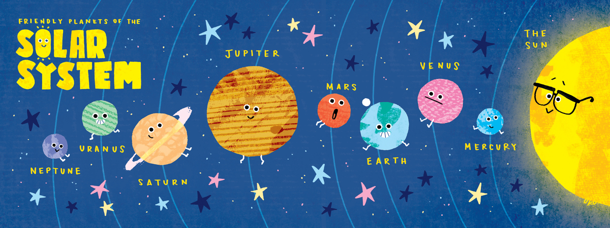 Friendly Planets of the Solar System by Okuworks