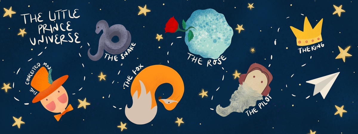 The Little Prince Universe by Caro