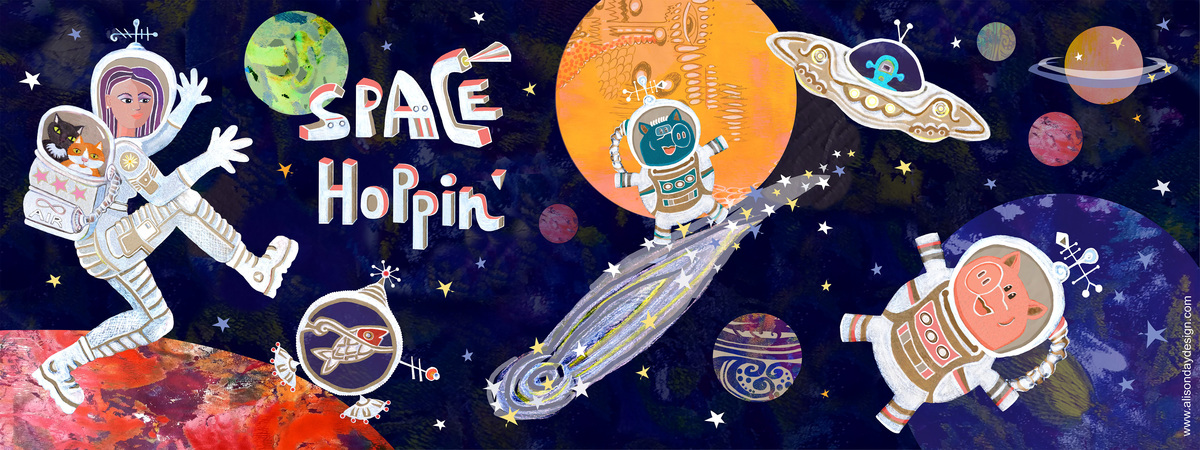 Space Hoppin' - The Future Way to Travel in Space... by Alison Day