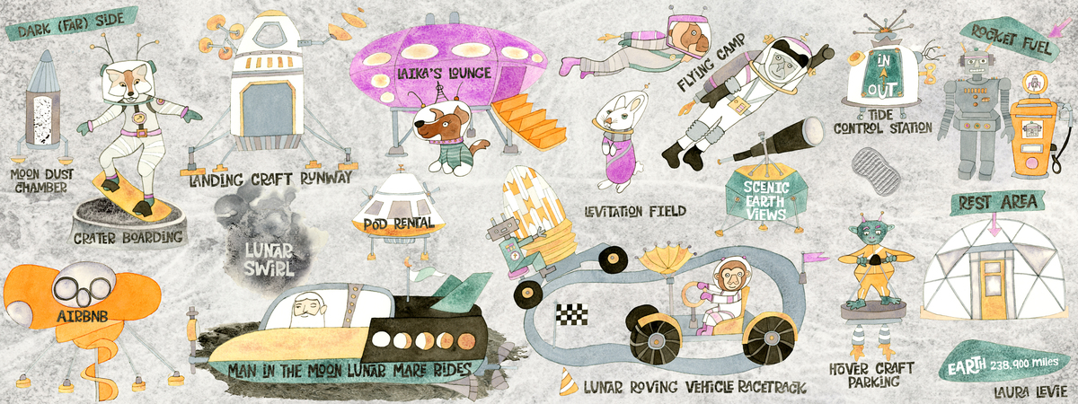 Moon Travel Guide by Laura Levie
