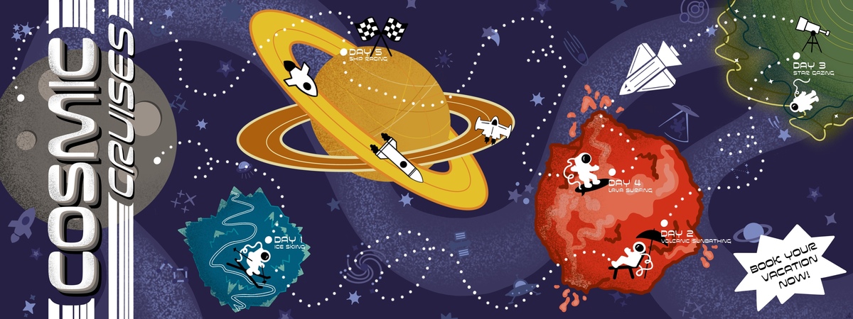Cosmic Cruise Vacation by Lindsay Roberts