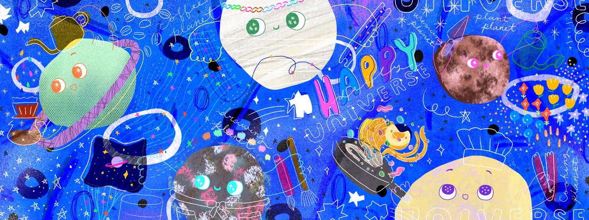 Happy Daily Universe by Jessie Woodz
