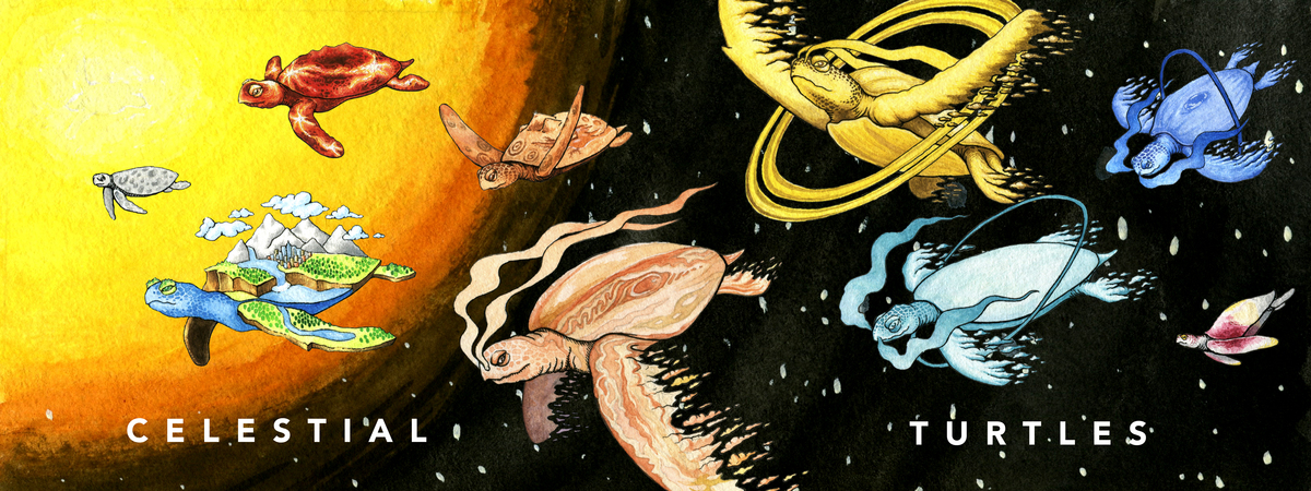 Celestial Turtles by Michael Avery