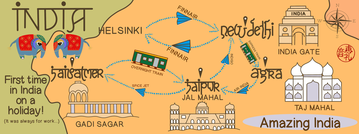 Amazing India by Elaine Vitikainen