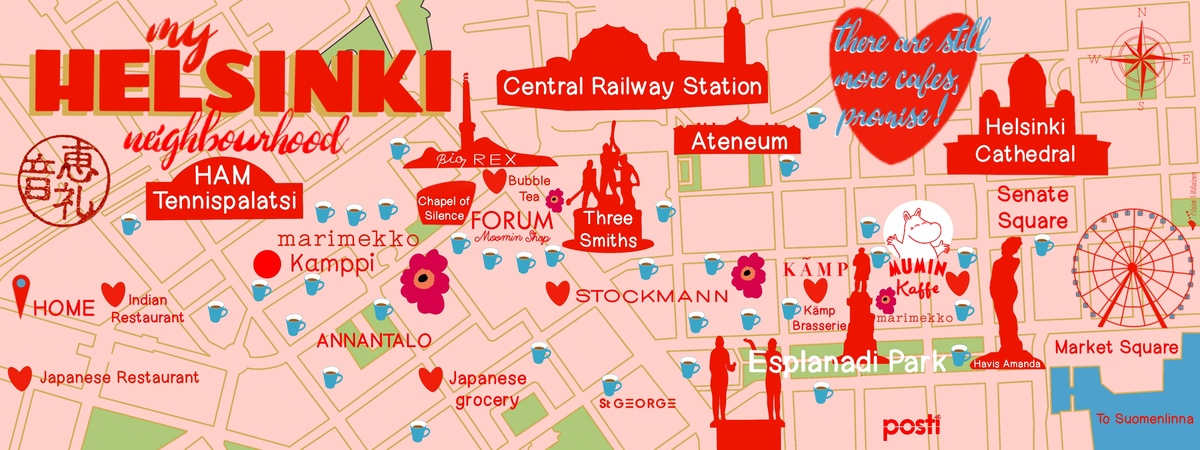 My Helsinki Neighbourhood and Lots of Coffee! by Elaine Vitikainen