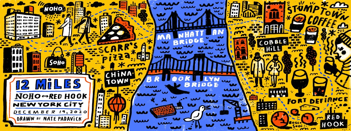 12 Mile Walk from Manhattan to Brooklyn...and back! by Nate Padavick