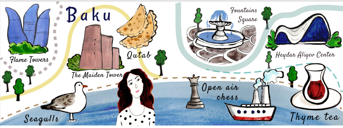 City Walkabout: Baku, Azerbaijan by Sabina Bavenlee