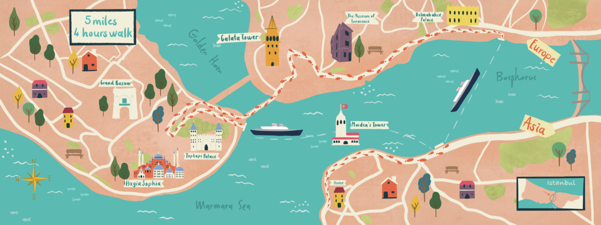 Walkabout between Continents by Firuze Bakir