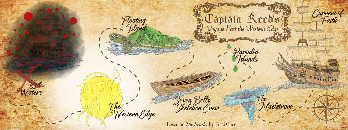 Captain Reed's Voyage Past the Western Edge by Bell Long