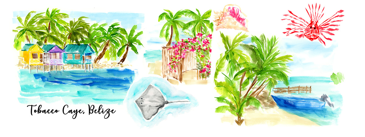Tobacco Caye, Belize: Full Circle Tropical Happy Place by Krystin Mann