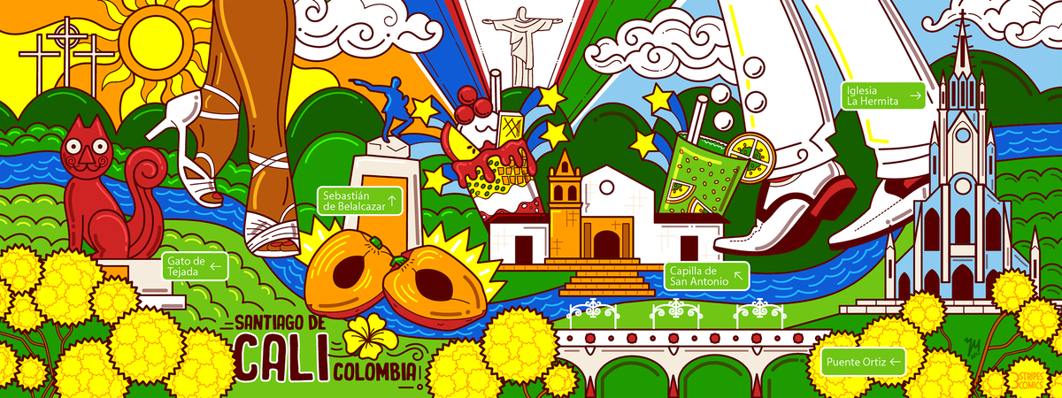 Riverside tour around Cali, Colombia by YuZapata - 3StripesComics