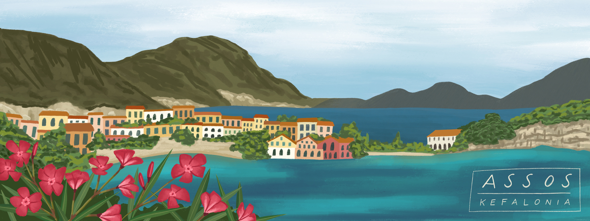 Assos, Greece by Jessie Burch