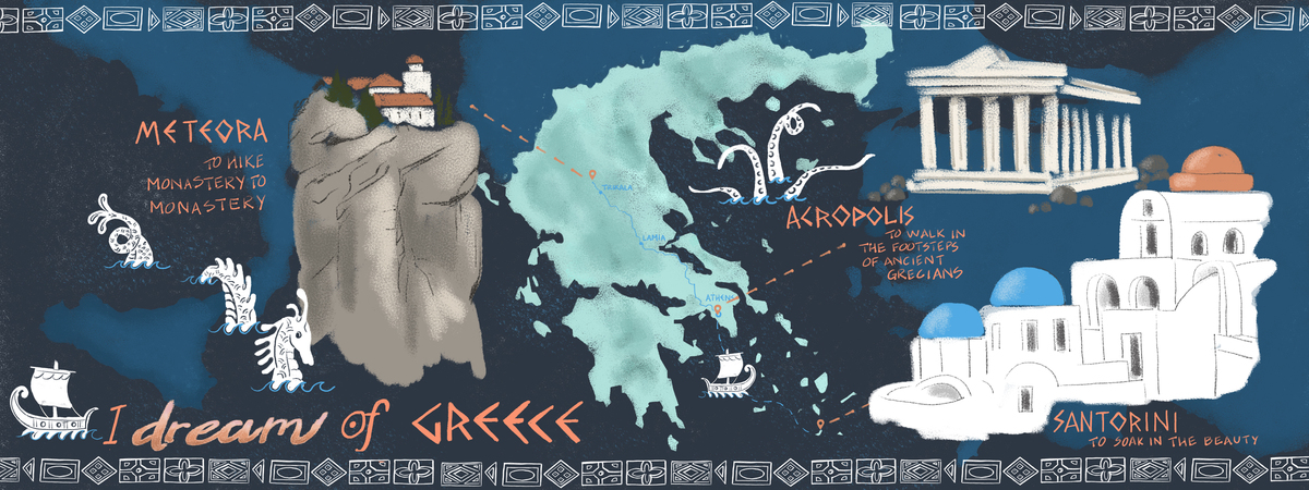 I Dream of Greece by Renee Hopson