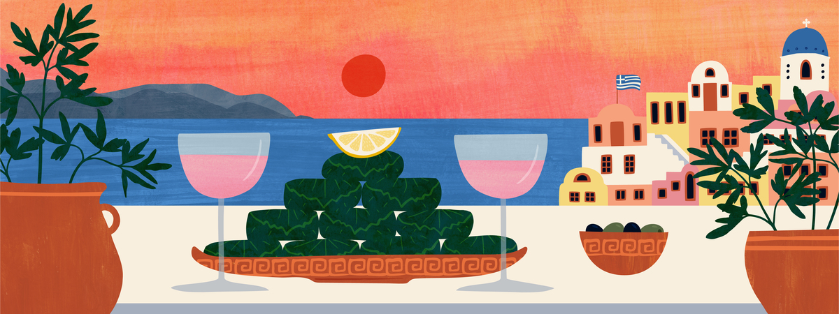 Santorini Sunset by Sue Gibbins
