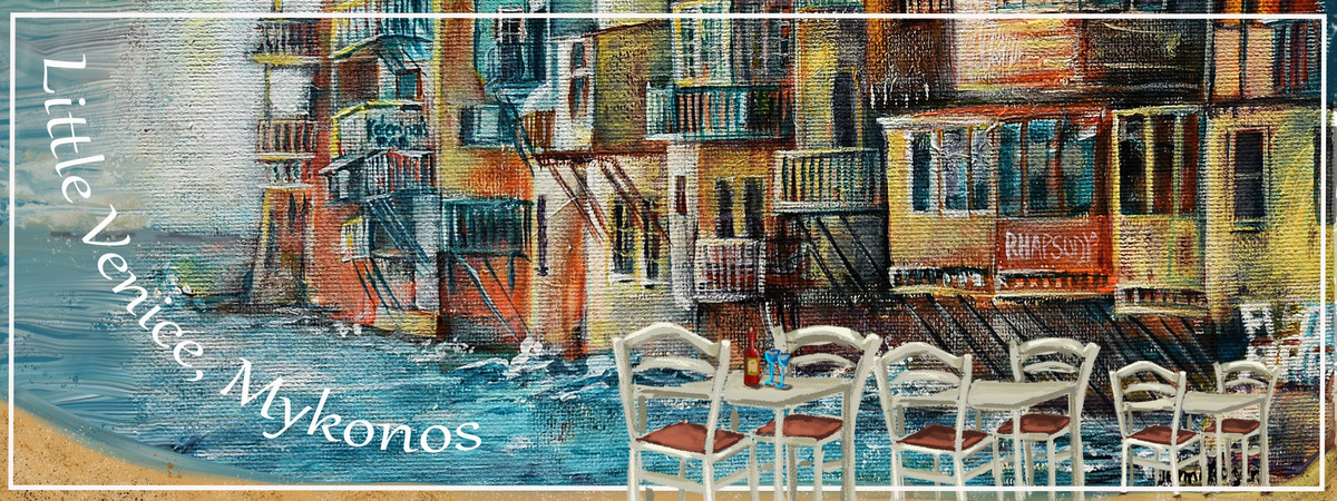 Little Venice, Mykonos by Sweet-art by Jenni