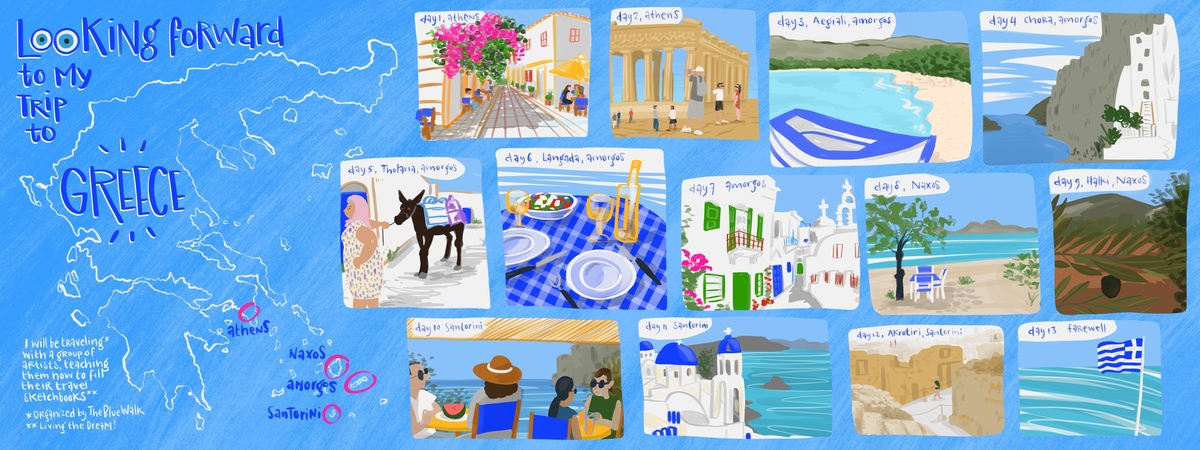 Looking Forward to My Trip to Greece! by Koosje Koene