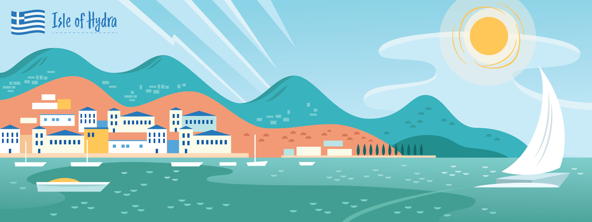 Isle of Hydra by Tim Eggert