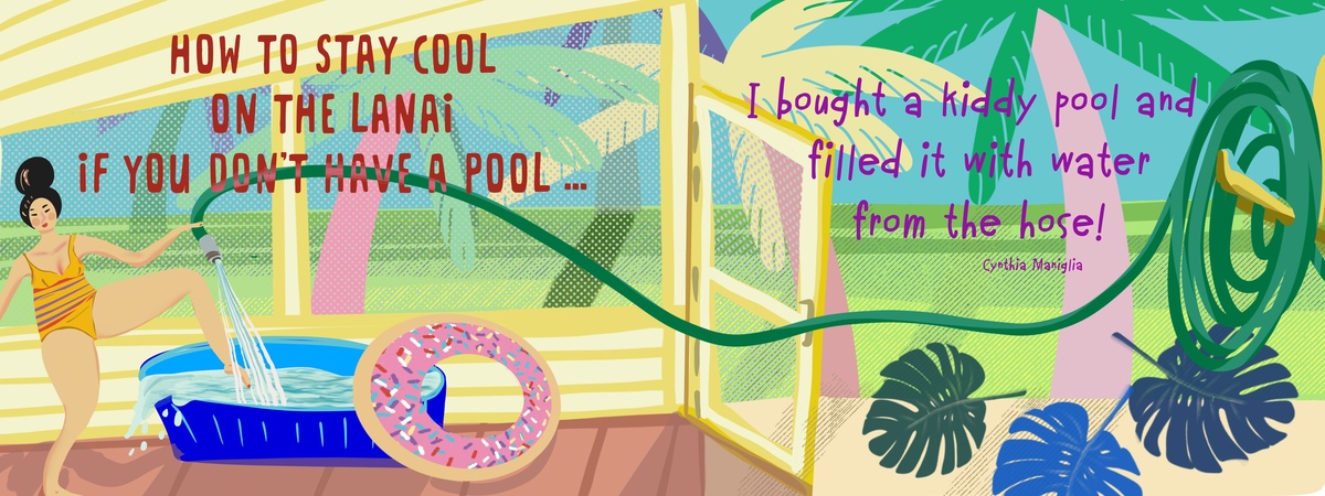 Kiddy Pool Chillaxing by Cynthia Maniglia