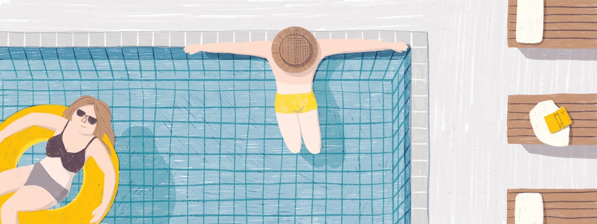 Chill Out by the Pool by Alanna Cartier