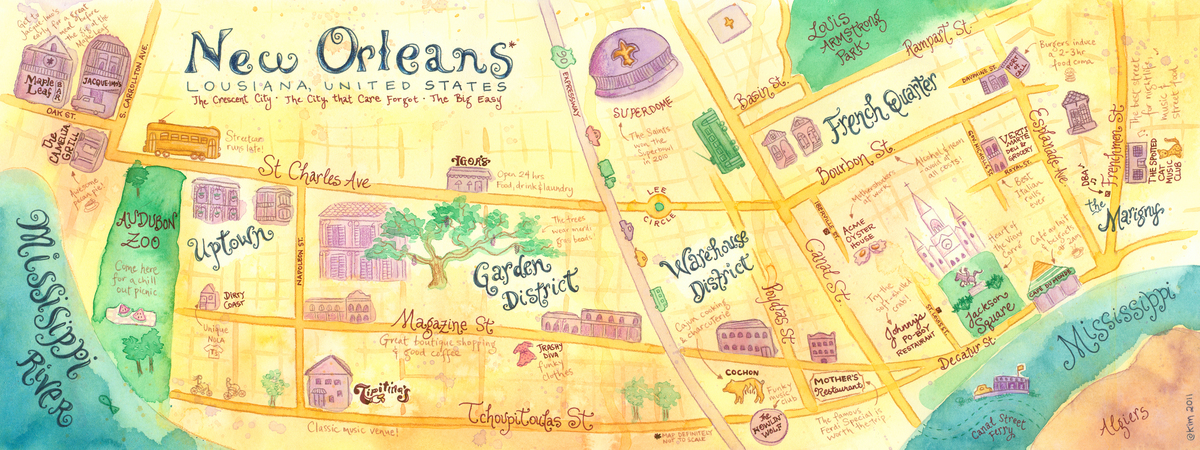 New Orleans, Louisiana by Kim Fleming
