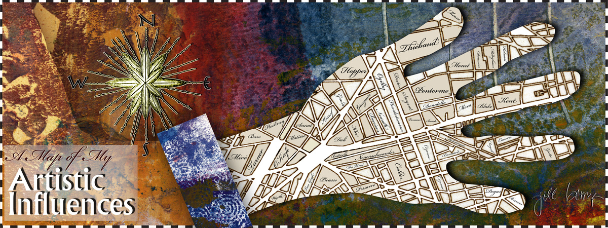 Map of Artistic Influences by Jill Berry
