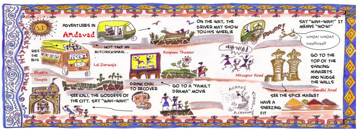 Adventures in Ahmedabad, India by Geeta Sadashivan