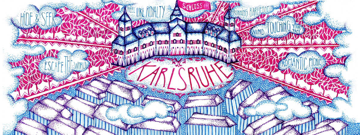 The Fan City of Karlsruhe, Germany by Cornelia Varlam
