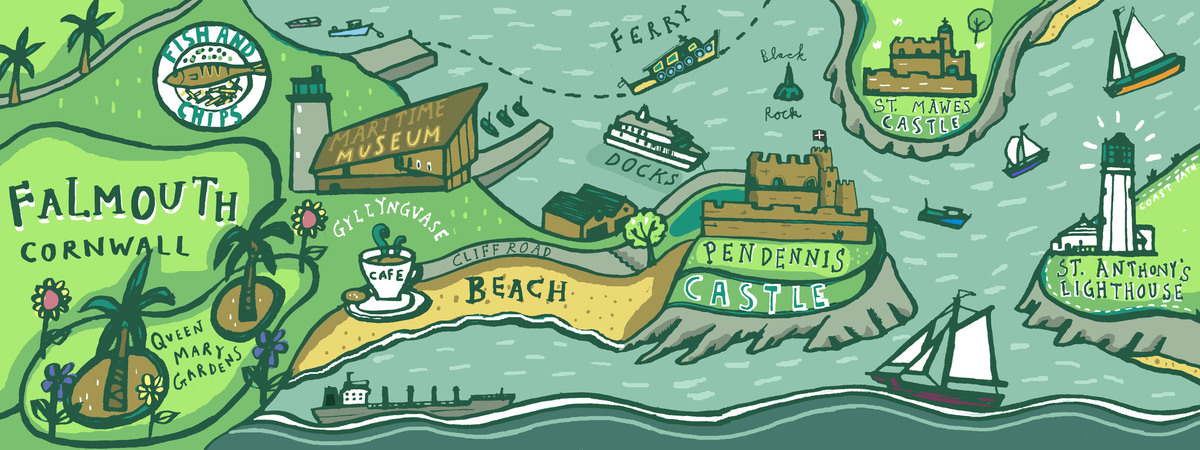 Falmouth, Cornwall by Sheila Moxley