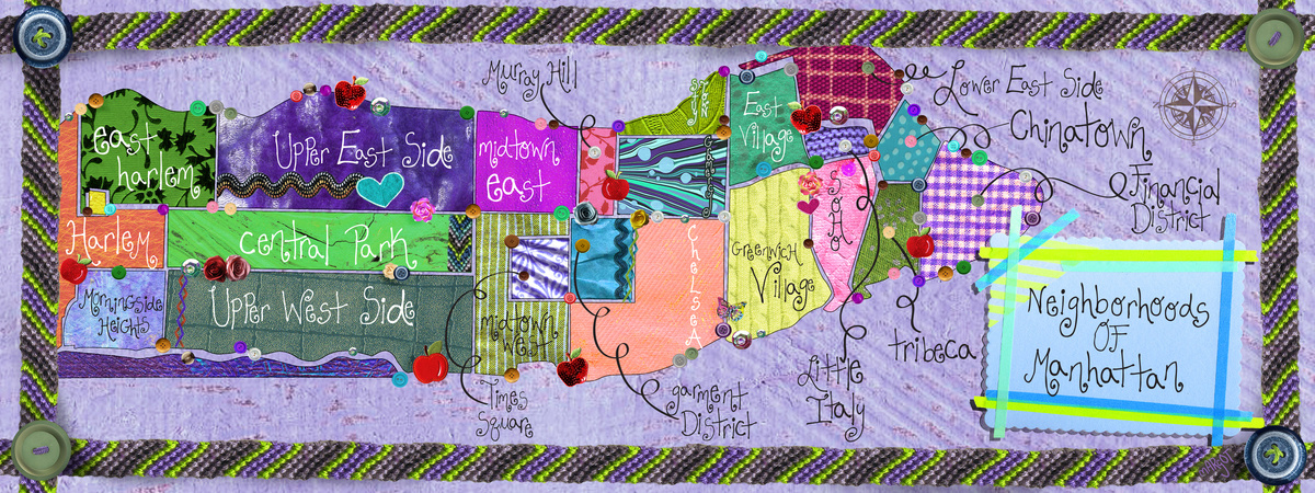 Neighborhoods of Manhattan by Margot Miller