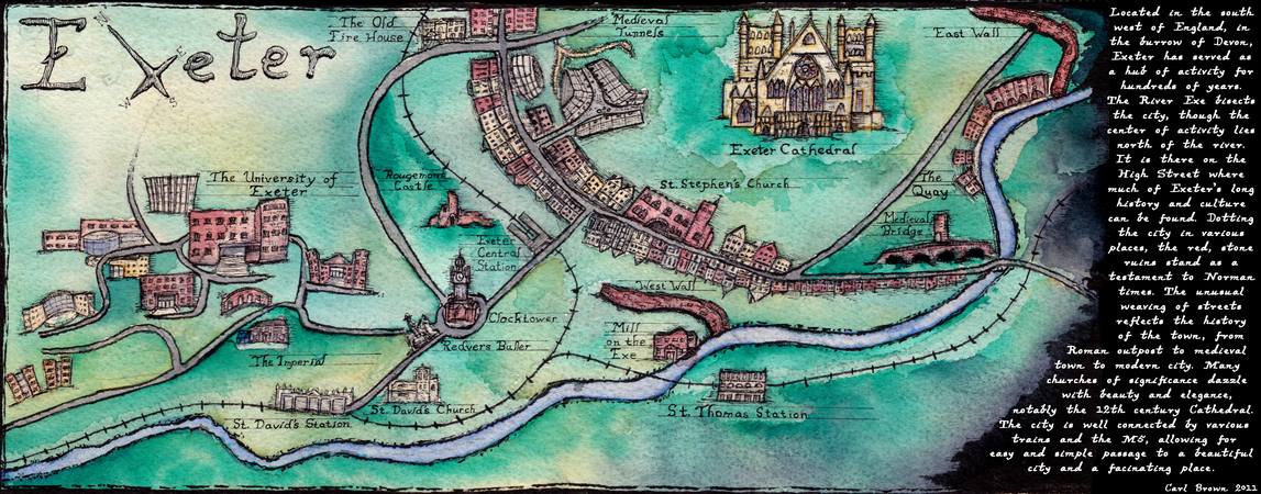 Exeter, UK by Carl Brown