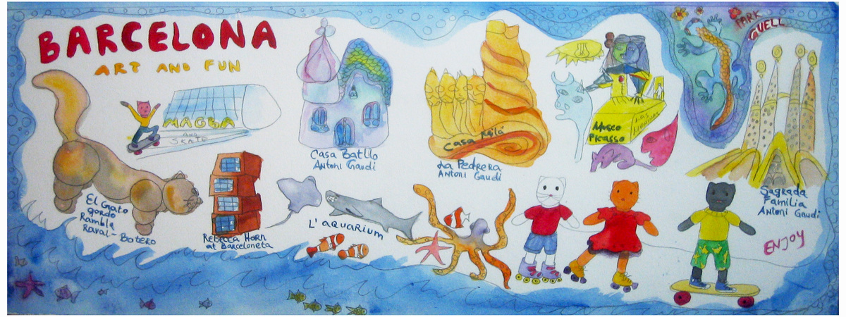 Barcelona Art and Fun by Gordana Zikic