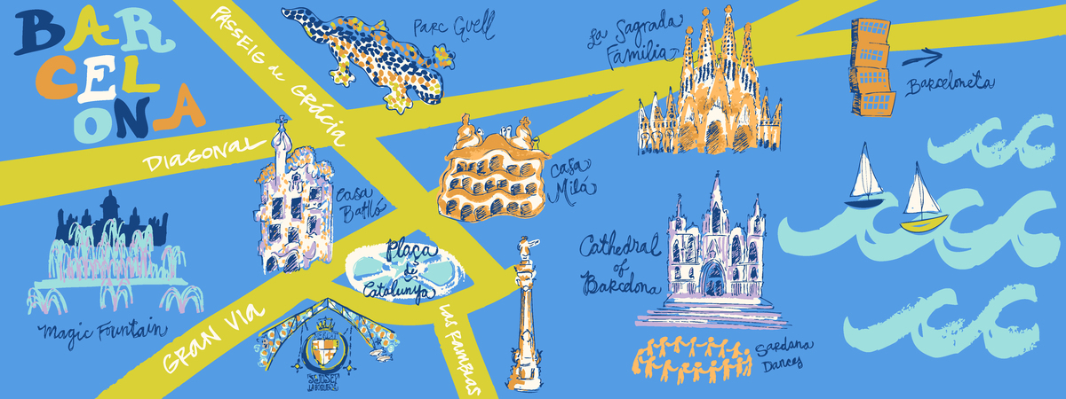 Barcelona, Spain by Olivia McDaniel
