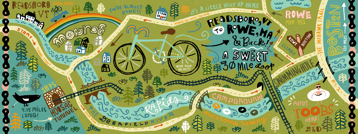 My Happy Ride: a 30 Mile Bike Loop from Readsboro, Vermont by Nate Padavick