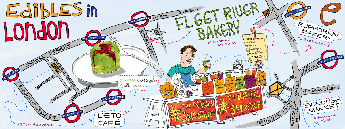 Edibles in London, UK by Krishna Chavda