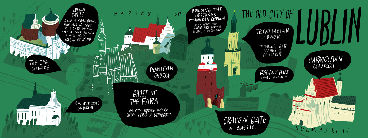 Basics of the Old City of Lublin, Poland by Marcin Surma