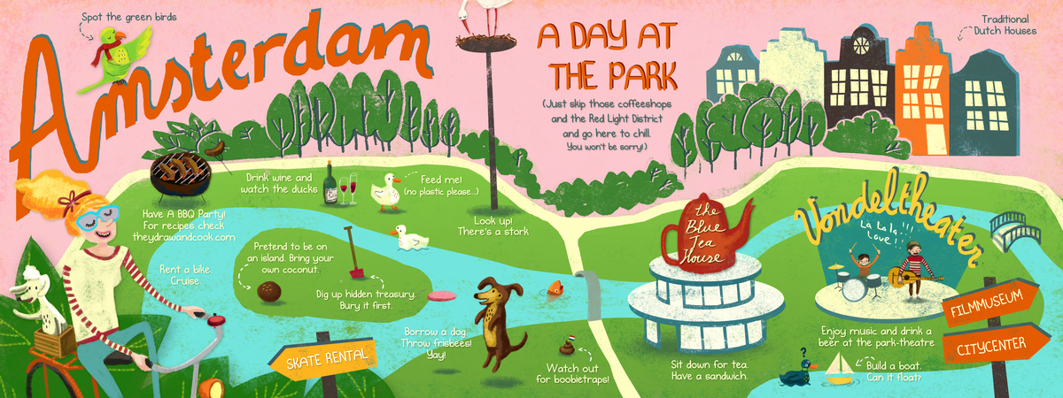 Amsterdam - A Day At The Park by Esther van den Berg