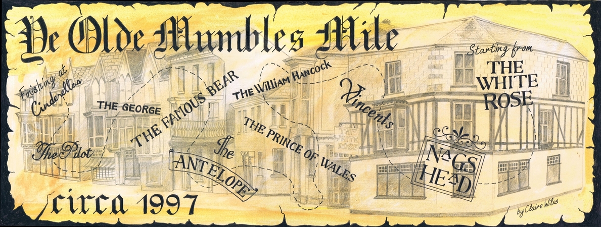 Ye Olde Mumbles Mile, Mumbles, Swansea, UK by Claire Wiles