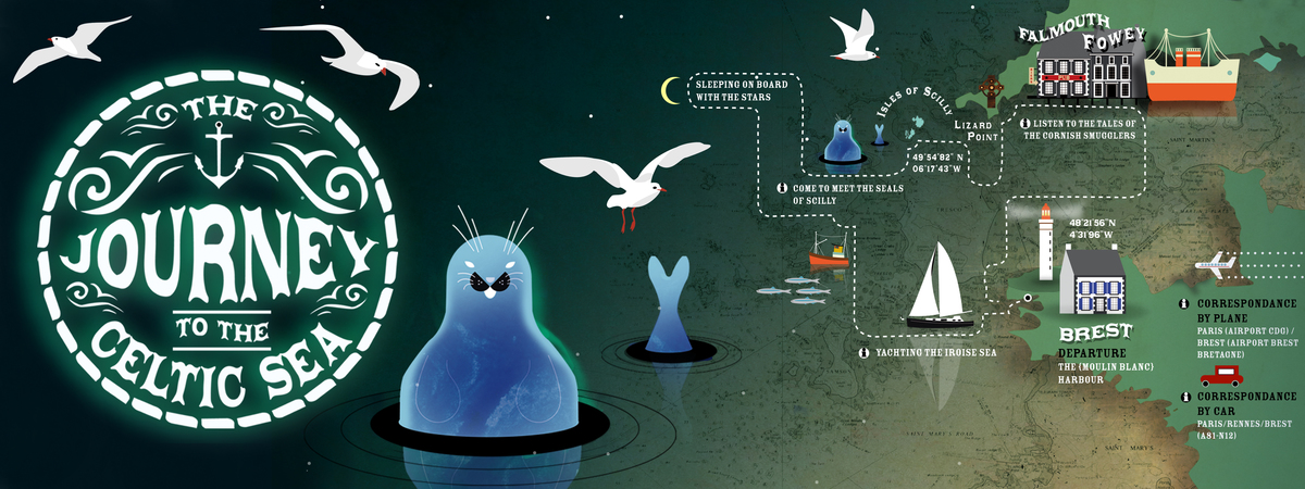 The Journey to the Celtic Sea by Atelier Cartographik