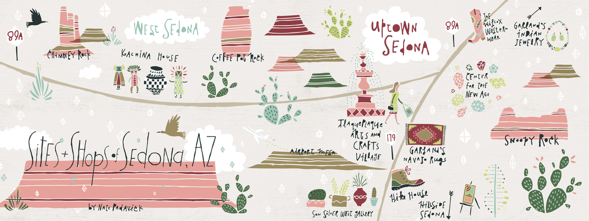 Sites & Shops of Sedona, Arizona by Nate Padavick