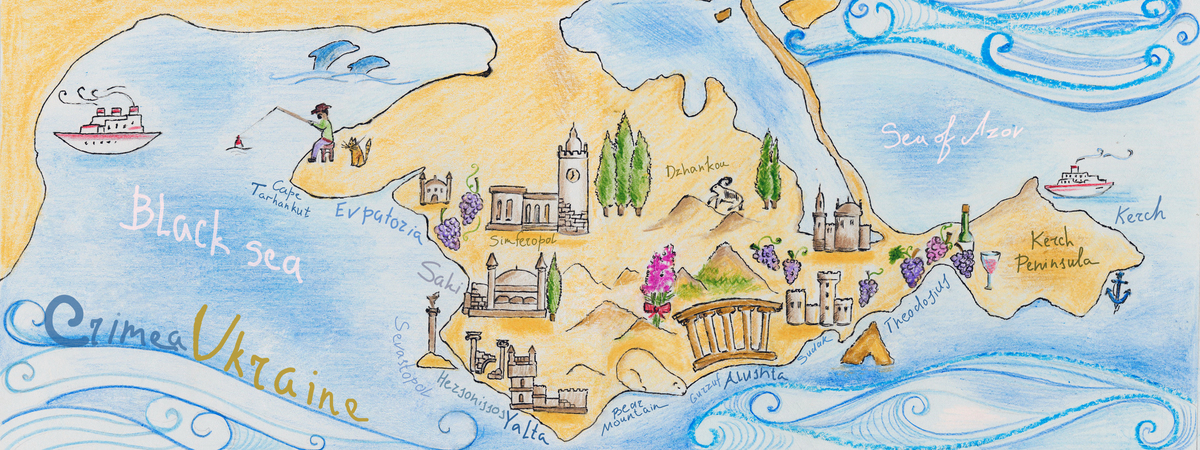 In Ukraine, The Picturesque Crimea by Helen Bindas