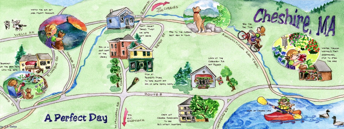 MyTopia: A Perfect Day in Cheshire, Massachusetts by Christine Vervoort Galisa