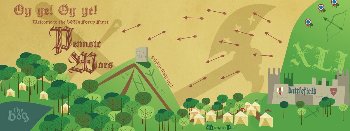 Pennsic Wars in Slippery Rock, Pennsylvania by Emily MacMahan