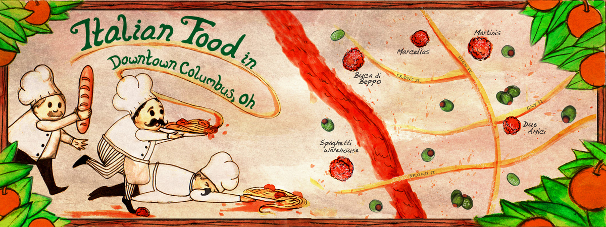 Italian Food in Downtown Columbus, Ohio by Sarah Pagliaro
