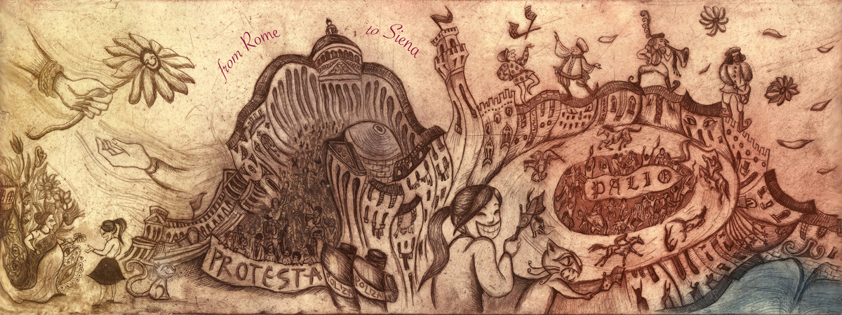 From Rome to Siena, Italy by Peach Tao