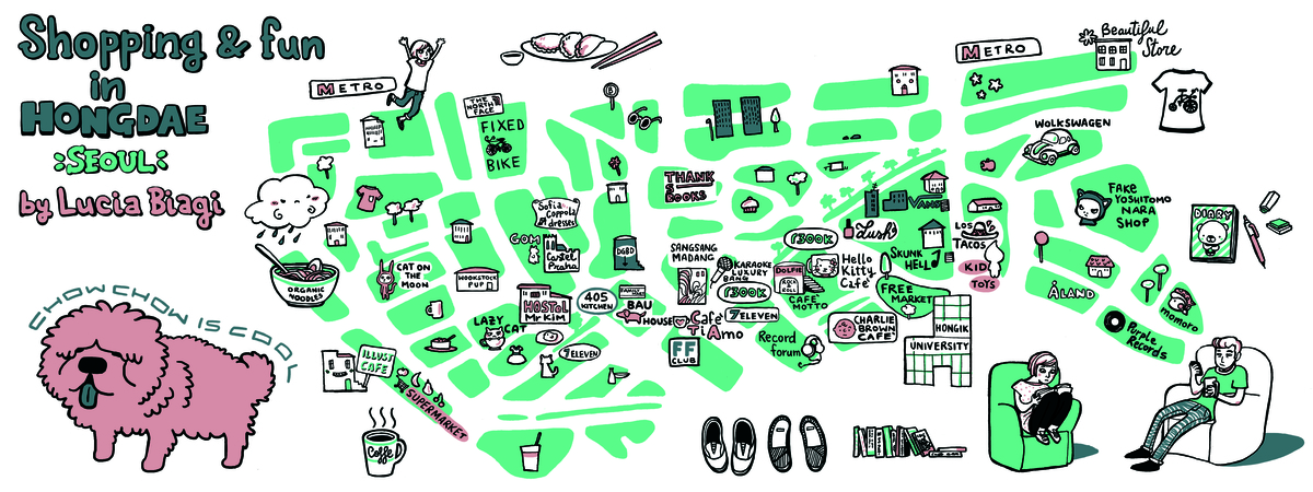 Shopping & Fun in Hongdae, South Korea by Lucia Biagi