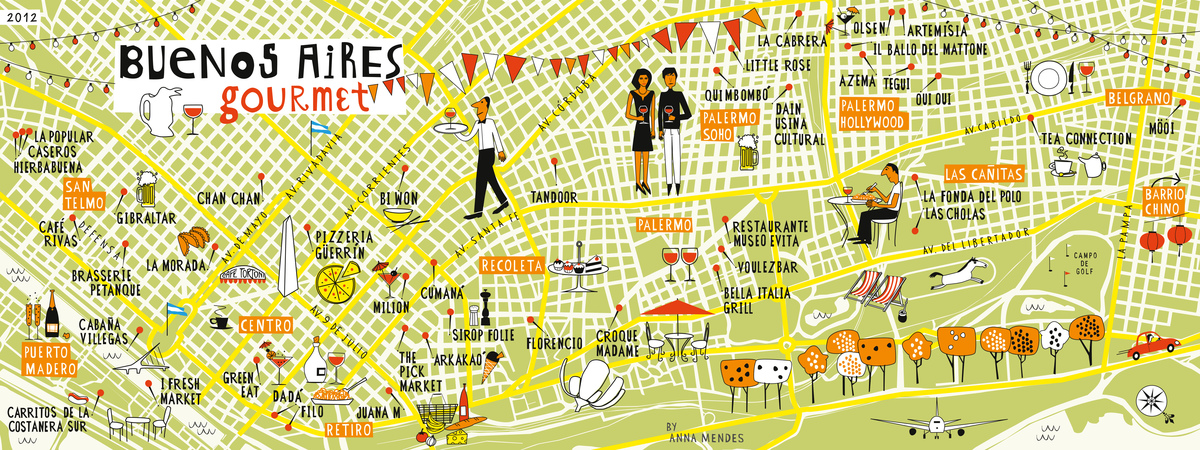 Gourmet Buenos Aires, Argentina by Anna Mendes
