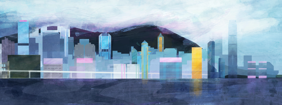 Hong Kong Harbour by CarlyDraws