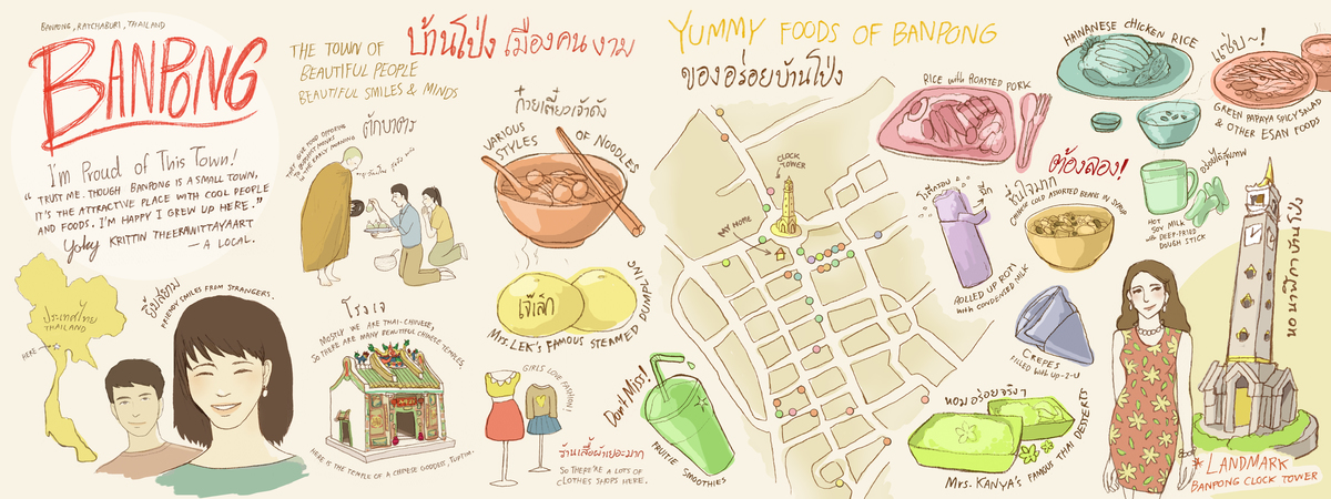 Never Stop Eating in Banpong, Thailand by Yoky